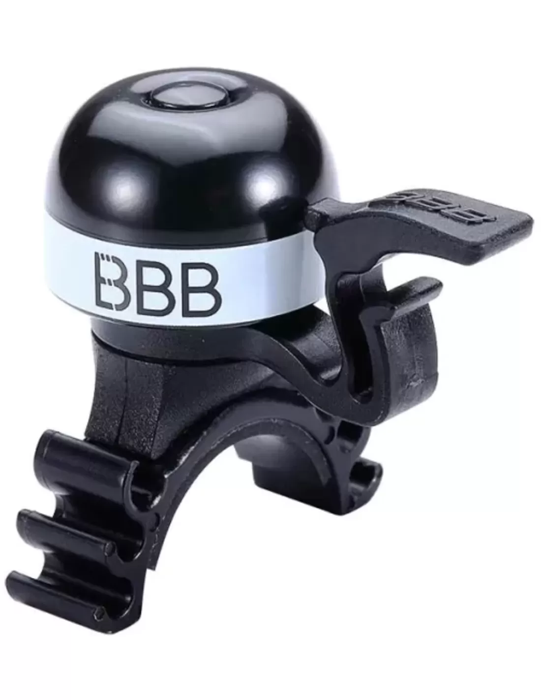 Omtrek rammelaar symbool BBB-16 fietsbel MiniBell zwartwit